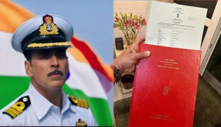 Akshay kumar got Indian citizenship